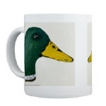 Duck Mallard Drake Watercolor 11oz Mug by NANCE
